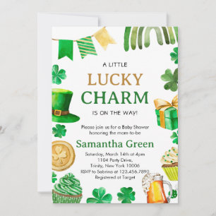 St. Patrick Baby Shower Uitnodiging