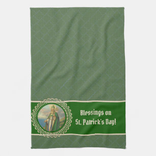 St. Patrick Bishop Irish Blessing Religious Theedoek