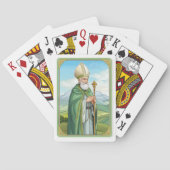 ST. PATRICK BISHOP IRISH IRELAND ST PATTY POKERKAARTEN (Achterkant)