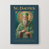 St Patrick Catholic Prayer Button (Voorkant)
