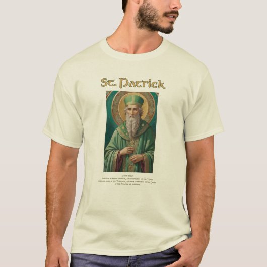 St Patrick Catholic Prayer T-shirt (Voorkant)