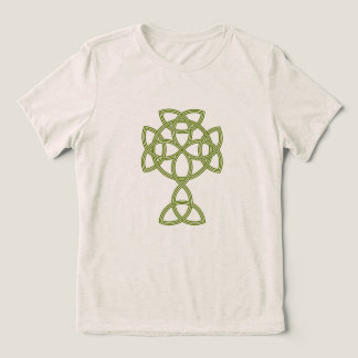 St. Patrick Celtic Cross | Trinity Knot & Quote Tri-Blend Shirt
