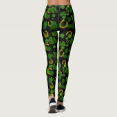 St. Patrick Clover Leggings Motifs (Dos)