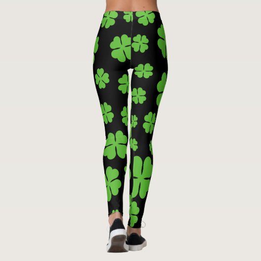 St. Patrick Clover Pattern Leggings (Achterkant)