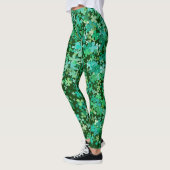 St. Patrick Clover Pattern Leggings (Links)