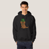 St Patrick Dachshund Hoodie (Voorkant volledig)