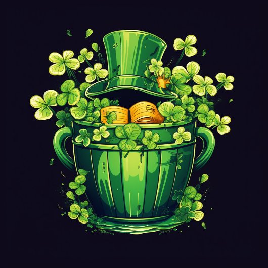 St. Patrick Dag Bier Etiket