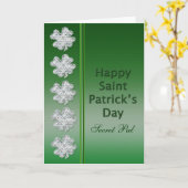 St. Patrick Dag - Geheime Vriend - Kaart (Gele Bloem)
