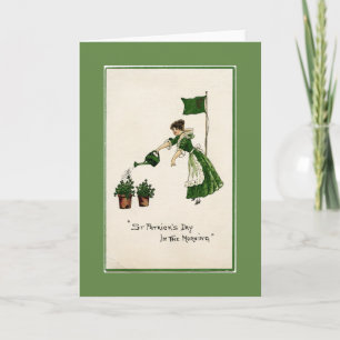 St. Patrick Dag in het Wenskaart van de Ochtend Kaart