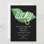 St Patrick Day Bruidsdouche Lip Uitnodiging (Voorkant)