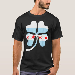 St Patrick Day  Chicago Shamrock Flag voor mij T-shirt