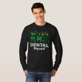 St Patrick Day Dental Squad Saint Paddys Teeth Iri T-shirt (Voorkant volledig)