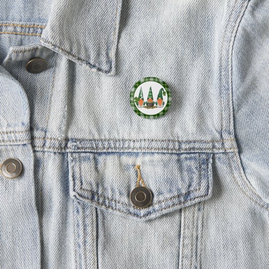 St. Patrick Day Gnomes Ronde Button 3,2 Cm (In situ)