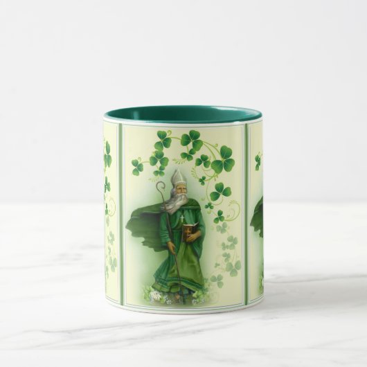 St. Patrick Day Irish Green Shamrocks Mok (Midden)