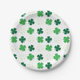 St. Patrick Day Irish Green Shamrocks Papieren Bordje