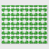 St Patrick Day. Omlooppatroon Cadeaupapier (Vlak)