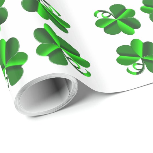 St Patrick Day. Omlooppatroon Cadeaupapier (Rol Hoek)