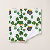 St. Patrick Day Pattern Bad Handdoek (Wasdoekje)