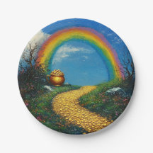 St. Patrick Day Rainbow & Pot of Gold voor elke le