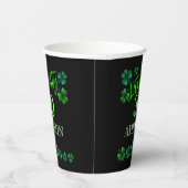 St Patrick Day Verjaardag Lets party shamrock Papieren Bekers (Rechts)