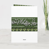 St. Patrick de Ierse Zegen van de Dag Kaart (Achterkant)