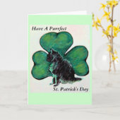 St. Patrick de kaart van de Dag (Gele Bloem)