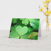 St Patrick de Kaart van de Foto van de Bladeren (Gele Bloem)