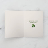 St. Patrick de Kaart w/angel van de Dag & vers (Binnen)