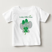 St Patrick Elephant Green Clover Rainbow Birthday (Voorkant)
