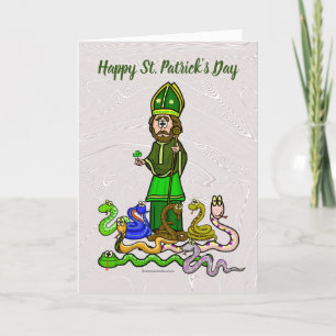 St. Patrick Et La Carte De Personnaliser Des Serpe