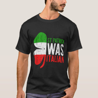 St Patrick était un T-shirt italien pour hommes et
