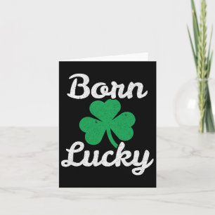 St. Patrick Geboren Gelukkig Ierse Afstammeling Le Kaart