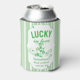 St. Patrick geluks bruidsmeisje in liefdesfeest Blikjeskoeler