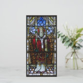 St. Patrick Glas in lood Panel Flat Wenskaart (Staand voorkant)
