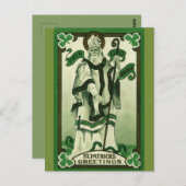 St Patrick Groeten Briefkaart (Voorkant / Achterkant)