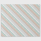 St. Patrick Ireland St. Paddy Typografie Cadeaupapier (Vlak)