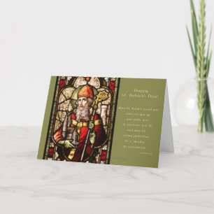St. Patrick Irish Blessing St. Patrick's Day Kaart