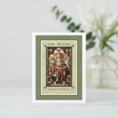 St. Patrick Irish Blessings Digital Art Briefkaart (Staand voorkant)
