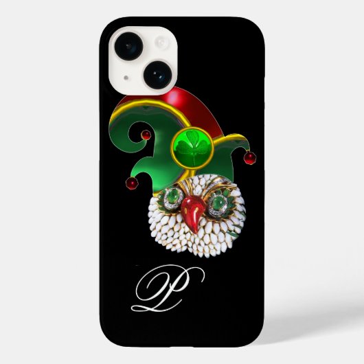 ST PATRICK JEWEL OWL EN ELF PET MET SHAMROCK Case-Mate iPhone CASE (Achterkant)