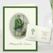 St. Patrick katholieke Irish Celtic Cross condolen Bedankkaart