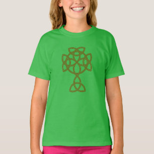 St. Patrick Keltisch Kruis Drie-eenheidsknoop & T-shirt