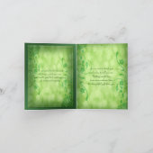 St. Patrick Knoop van de Liefde van de Dag dankt Bedankkaart (Binnen)