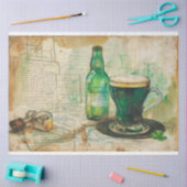 St. Patrick Koffie Mocha Magic Ierse Charms Tissuepapier (Craft)