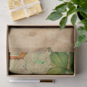 St. Patrick Leprechaun's Ephemeral Espresso Tissuepapier (Geschenk)