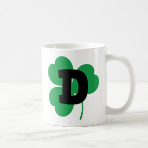 St Patrick Letter D Alphabet Koffiemok