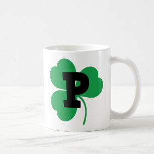 St Patrick Letter P Alphabet Koffiemok