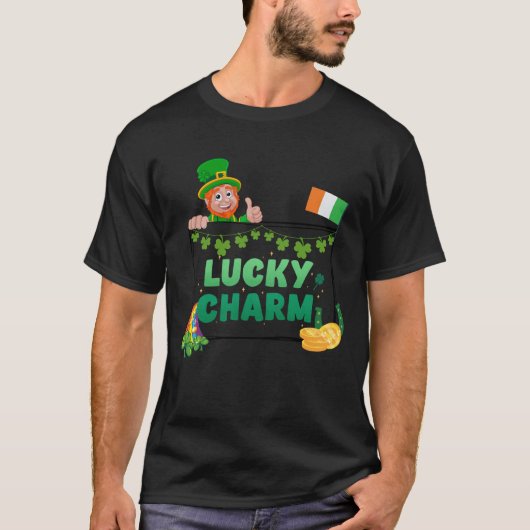 St Patrick Lucky Charm Schattige Unisex Shirt (Voorkant)