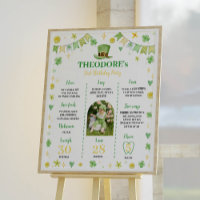St. Patrick Lucky Un Anniversaire Poster du jalon