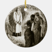 St. Patrick met maagden in het bos van Fochlut, Keramisch Ornament (Achterkant)