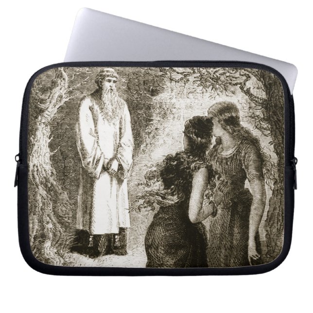 St. Patrick met maagden in het bos van Fochlut, Laptop Sleeve (Voorkant)
